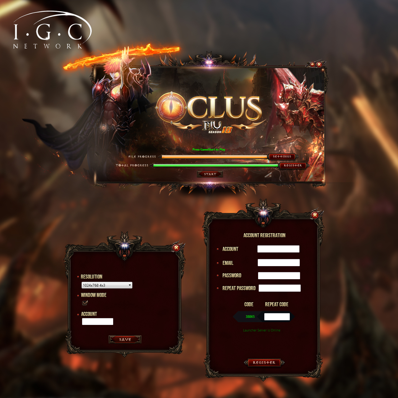 Oclus Launcher Design