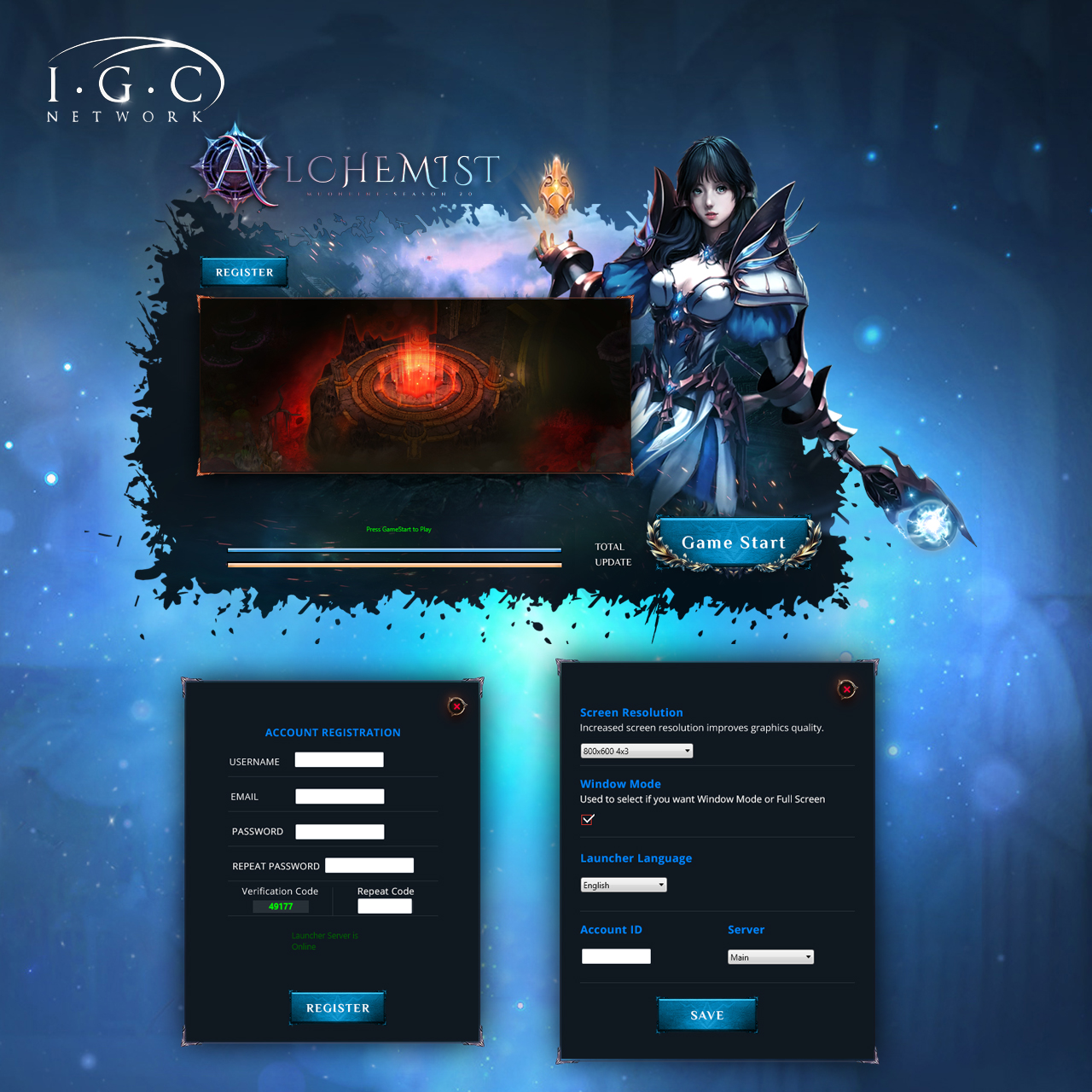 Alchemist Launcher Design